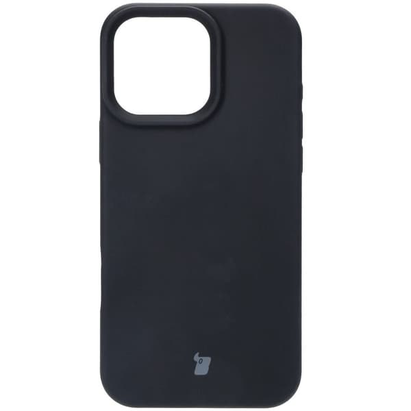 Bizon pehmeä suojakuori iPhone 16 Pro Maxille, musta