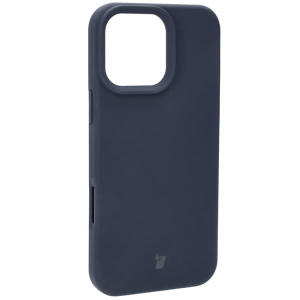 Bizon blødt cover til iPhone 16 Pro Max, mørkeblå