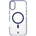 Miniatyrbillede 2 af 9: Bizon Case Marco Magnetisk Ring Cover til iPhone 16 Plus, Transparent med Blå Ramme