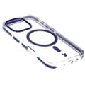 Miniatyrbillede 4 af 9: Bizon Case Marco Magnetisk Ring Cover til iPhone 16 Pro, Transparent med Blå Ramme
