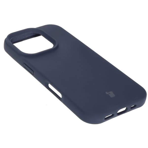 Bizon mjukt skal till iPhone 16 Pro, mörkblå
