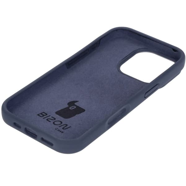Bizon mjukt skal till iPhone 16 Pro, mörkblå