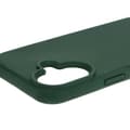 Pikkukuva 5 / 11: Bizon pehmeä iPhone 16 -silikonikuori, tummanvihreä