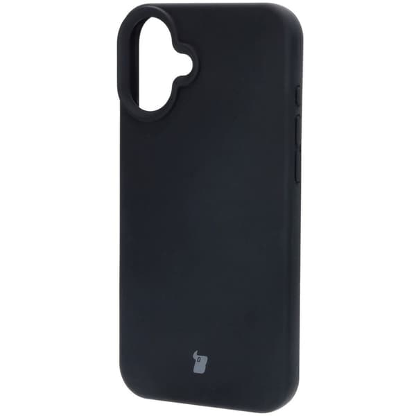Bizon pehmeä suojakuori iPhone 16 Plussalle, musta