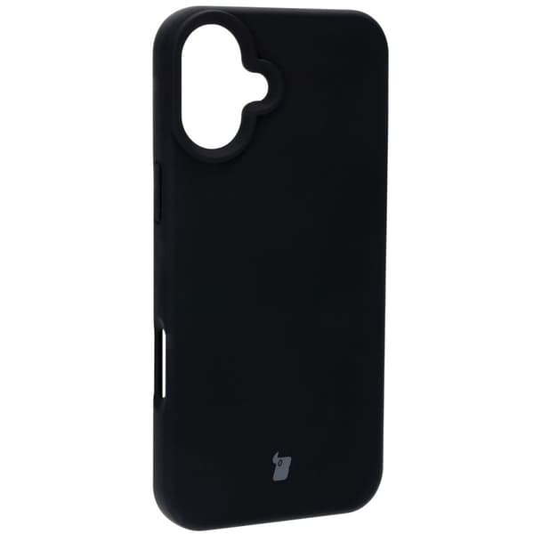Bizon pehmeä suojakuori iPhone 16 Plussalle, musta