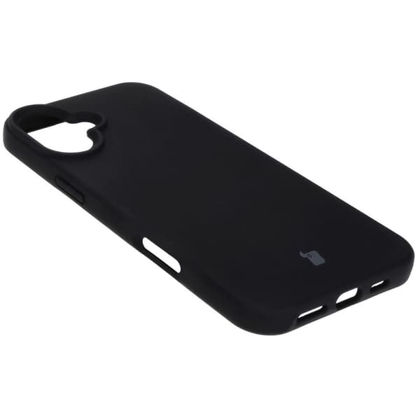 Bizon pehmeä suojakuori iPhone 16 Plussalle, musta