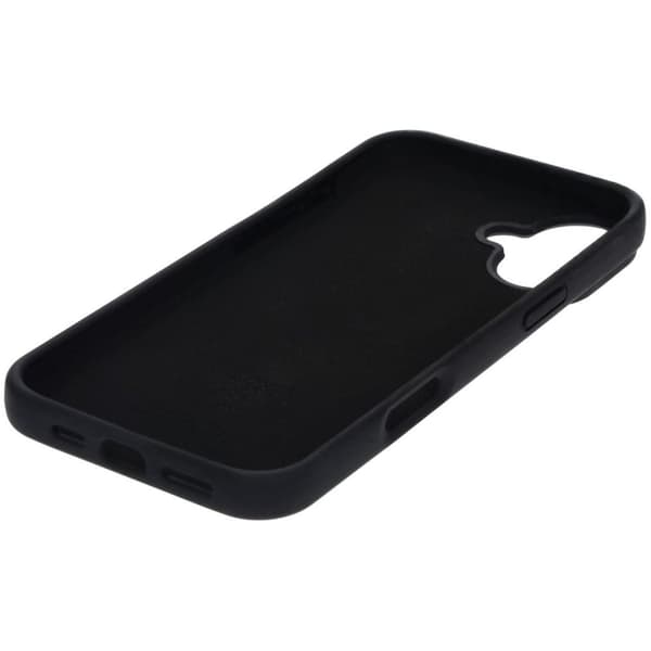 Bizon pehmeä suojakuori iPhone 16 Plussalle, musta