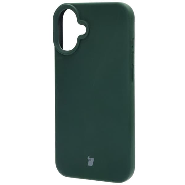 Bizon blødt cover til iPhone 16 Plus, mørkegrøn