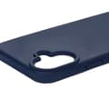Pikkukuva 5 / 11: Bizon pehmeä suojakuori iPhone 16 Plussalle, tummansininen