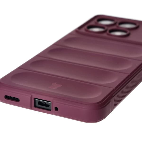Bizon Cover Tur til Xiaomi Poco F6 Pro, mørkelilla