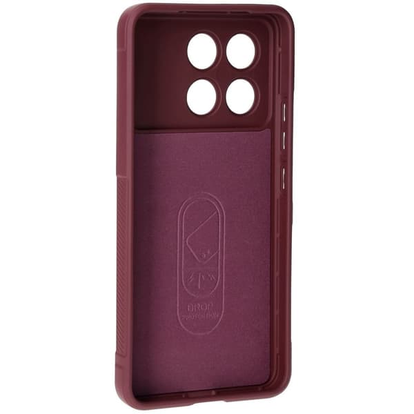 Bizon Cover Tur til Xiaomi Poco F6 Pro, mørkelilla