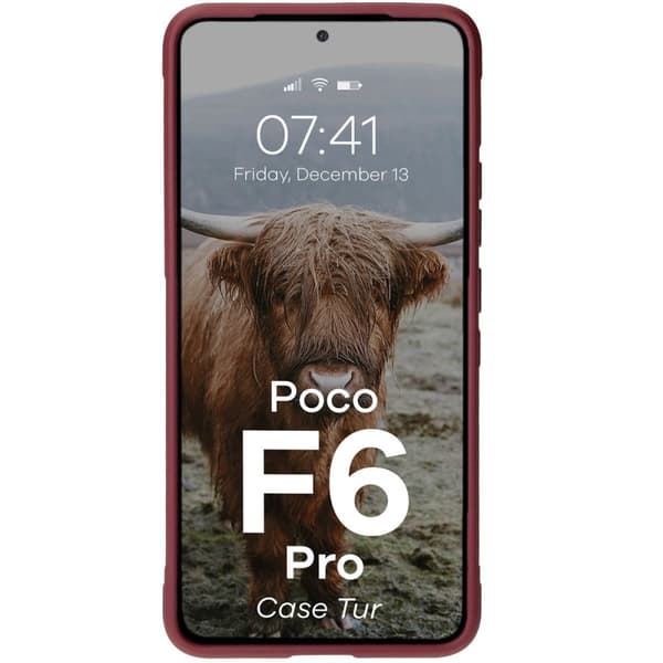 Bizon Cover Tur til Xiaomi Poco F6 Pro, mørkelilla