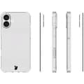 Miniatyrbillede 4 af 9: Bizon Cover + 2x hærdet glas + glaslinse i klar pakke til iPhone 16 Plus