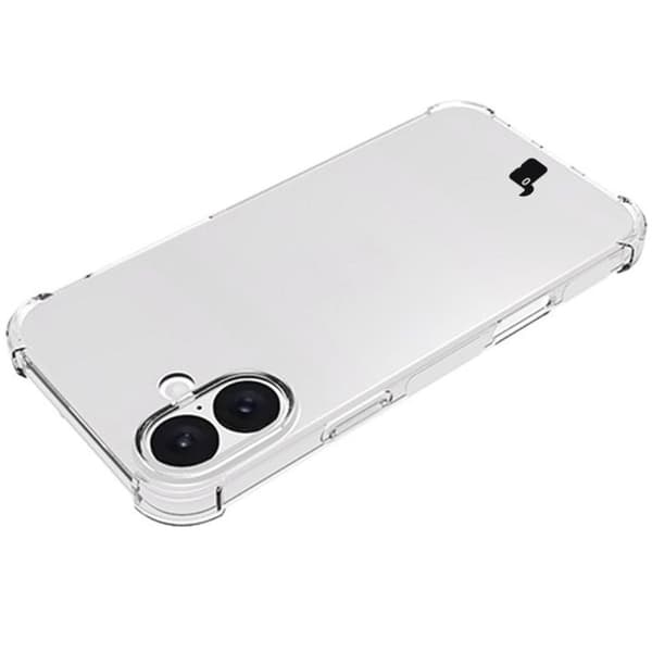 Bizon Cover + 2x hærdet glas + glaslinse i klar pakke til iPhone 16 Plus