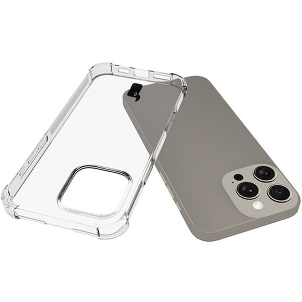 Etui + 2x Hærdet Glas + Linse Glas Bizon Etui Klar Pakke til iPhone 16 Pro Max