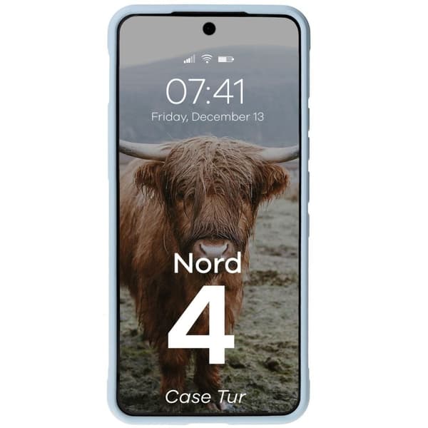 Bizon Cover Tur til OnePlus Nord 4, lyseblå