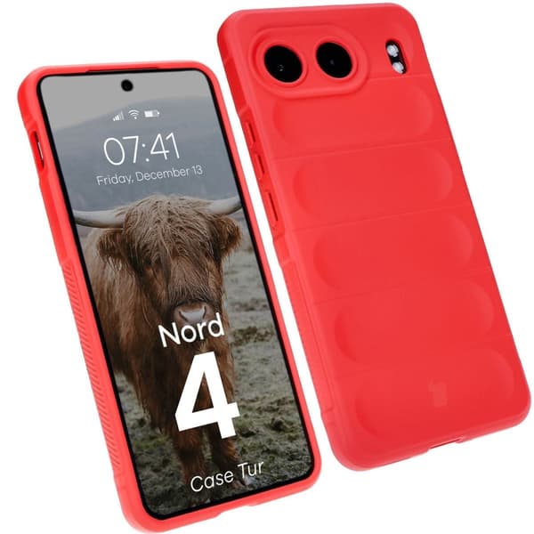 Bizon suojakuori OnePlus Nord 4:lle, punainen