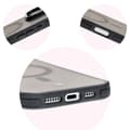 Miniatyrbillede 9 af 9: Bizon Case Eclipse iPhone 16 Pro cover med stativ og magnetisk ring, røgfarvet med sort ramme