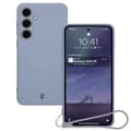 Miniatyrbillede 1 af 6: Bizon-cover silikone magnetisk Sq til Galaxy S24 FE, grå