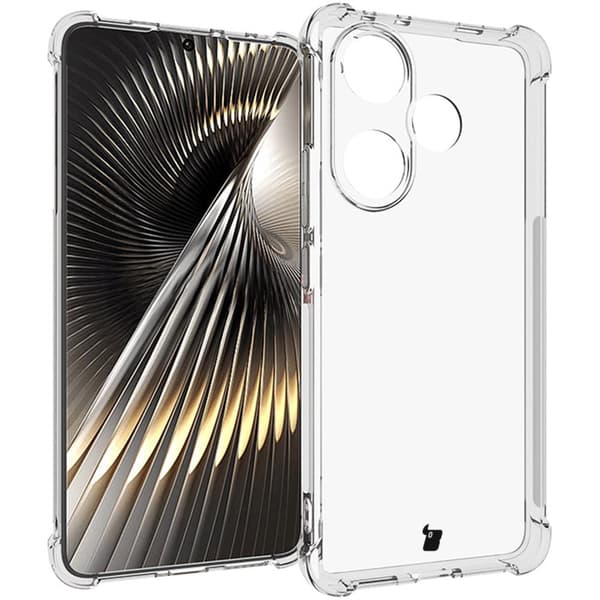 Etui + 2x Bizon-etui i hærdet glas, klar pakke til Xiaomi Poco F6