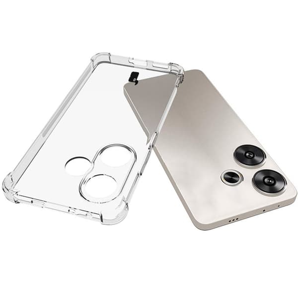 Etui + 2x Bizon-etui i hærdet glas, klar pakke til Xiaomi Poco F6