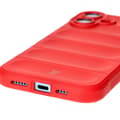 Pikkukuva 3 / 11: Bizon Case Tur -panssaroidun suojakuoren iPhone 16 Plussalle, punainen