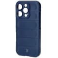 Miniatyrbild 6 av 11: Bizon Case Tur armerat skal för iPhone 16 Pro, marinblå