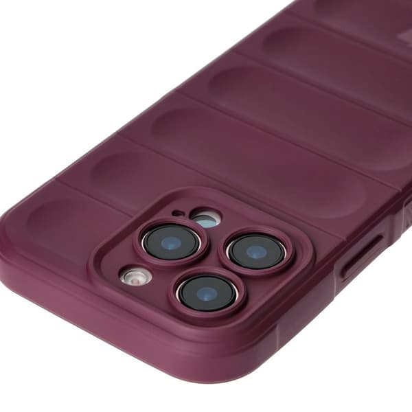 Bizon Case Tur pansret cover til iPhone 16 Pro, mørkelilla