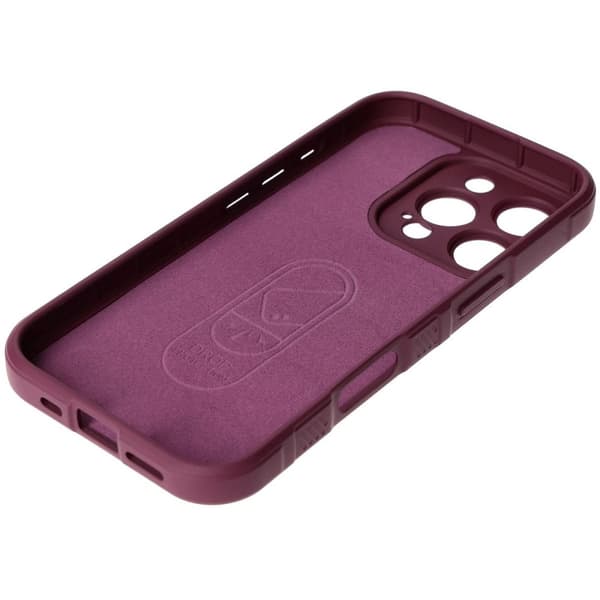 Bizon Case Tur pansret cover til iPhone 16 Pro, mørkelilla