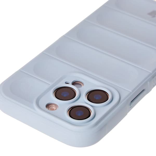 Bizon-skal Tur för iPhone 16 Pro, ljusblå