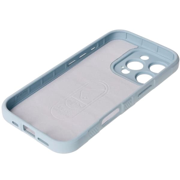 Bizon-skal Tur för iPhone 16 Pro, ljusblå