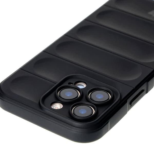 Bizon Case Tur pansret cover til iPhone 16 Pro Max, sort
