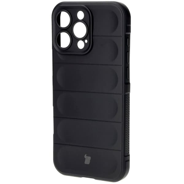 Bizon Case Tur pansret cover til iPhone 16 Pro Max, sort