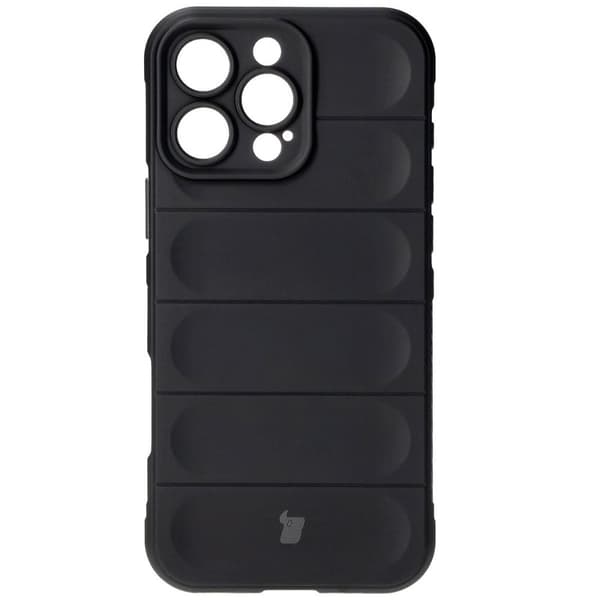 Bizon Case Tur pansret cover til iPhone 16 Pro Max, sort