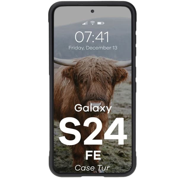 Bizon-suojakuori Galaxy S24 FE:lle, musta