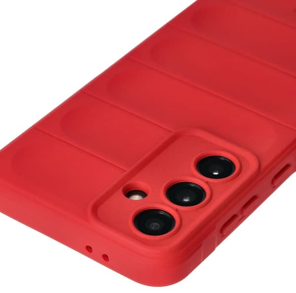 Bizon-cover Tur til Galaxy S24 FE, rød