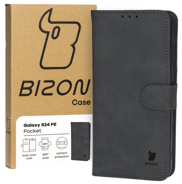 Bizon-skalficka för Galaxy S24 FE, svart