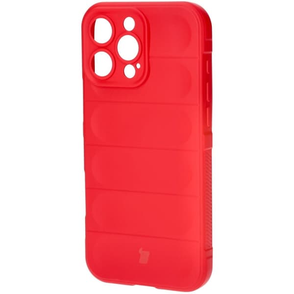 Bizon Case Tur pansret cover til iPhone 16 Pro Max, rød