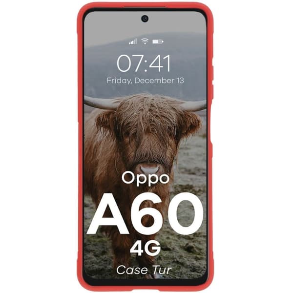 Bizon suojakuori Oppo A60 4G:lle, punainen
