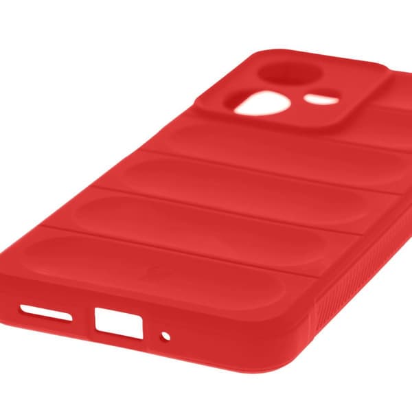 Bizon Case Tur panssaroitu suojakuori Xiaomi Redmi 13C 5G:lle, punainen