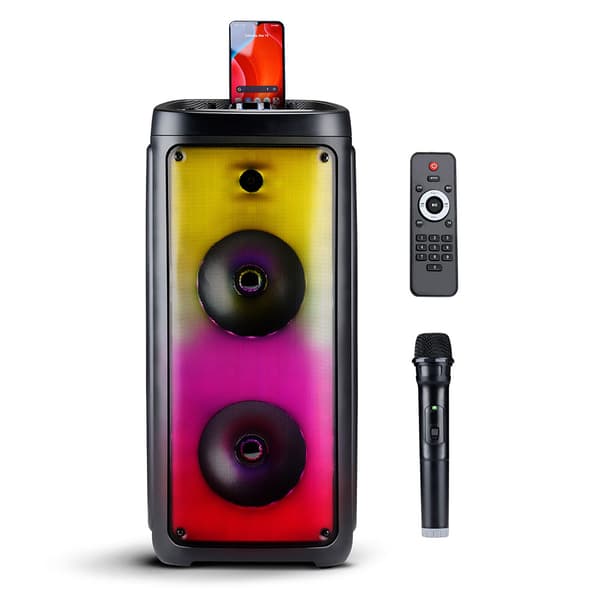 Trådlös partyhögtalare 30W med Bluetooth och LED-effekt