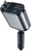 Miniatyrbild 1 av 8: OBOSOE 2 Pack Billaddare 100w - Laddare för Bilen - iPhone/Samsung - USB-C