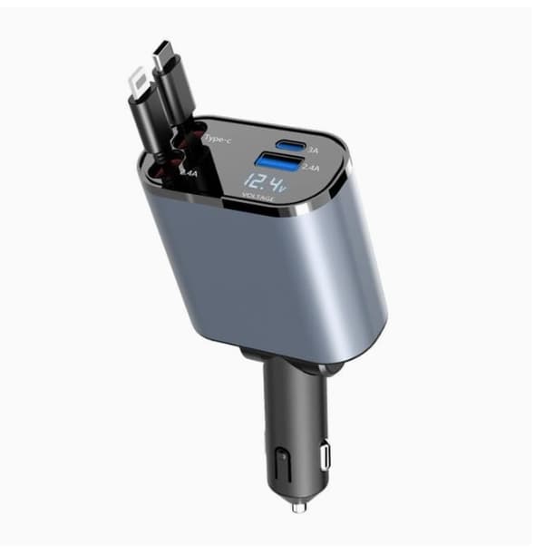 Lollanda Biloplader 100w - Biloplader - iPhone/Samsung - USB-C