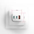 Miniatyrbillede 3 af 7: Oplader til bærbare enheder Axagon ACU-DPQ65W Universal Hvid AC hurtigopladning Intern