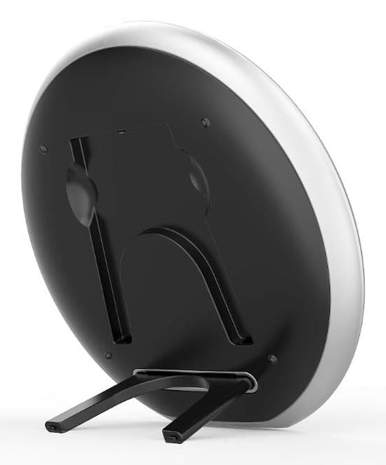 Denver QI-opladere QI-oplader Smartphone Sort, Sølv USB Trådløs opladning Indendørs, Udendørs