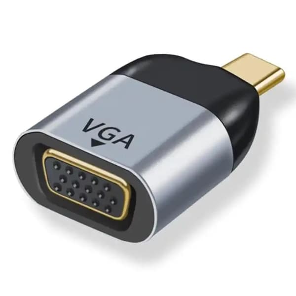 USB-C 3.1 - VGA D-Sub FullHD 1080p 60Hz Type-C -sovitinmuunnin
