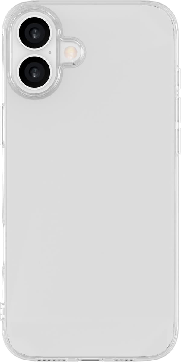 eSTUFF INFINITE VIENNA iPhone 16 Plus Gennemsigtigt cover. Materiale: 100% genbrugt TPU, ES67100051