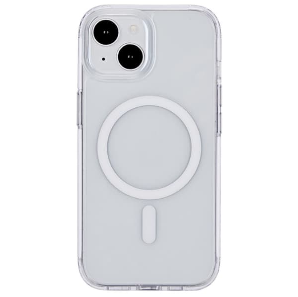 eSTUFF BERLIN magneettinen läpinäkyvä suojakuori iPhone 15 Plussalle. Materiaali: TPU ja PC, ES67140026