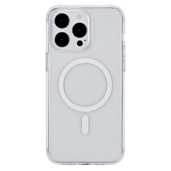 eSTUFF BERLIN magneettikotelo iPhone 15 Pro Maxille, läpinäkyvä TPU ja PC, ES67140028
