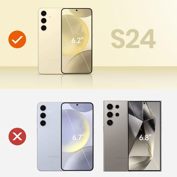 Batteriladdningsfodral, 5000mAh kapacitet, Qi trådlös laddning,För Galaxy S24